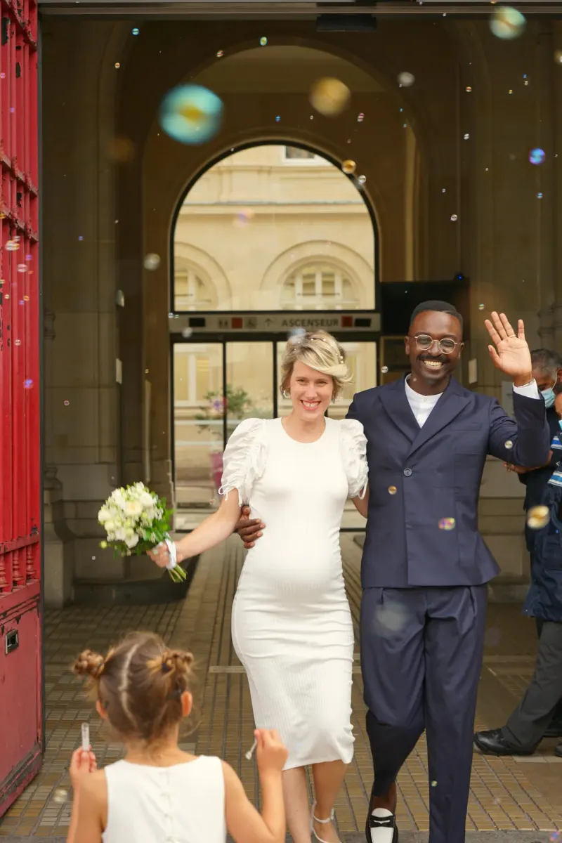 La cérémonie intime de Marion et Trésor à Paris — 12