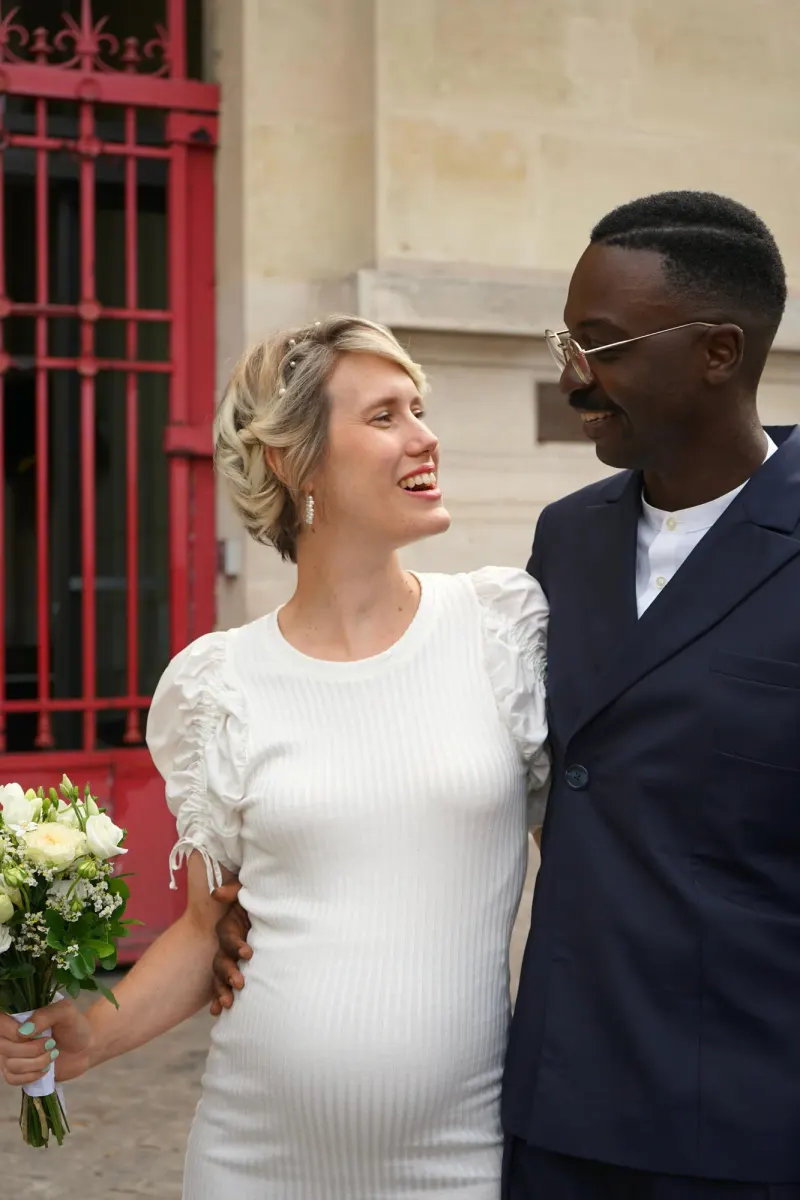 La cérémonie intime de Marion et Trésor à Paris — 16