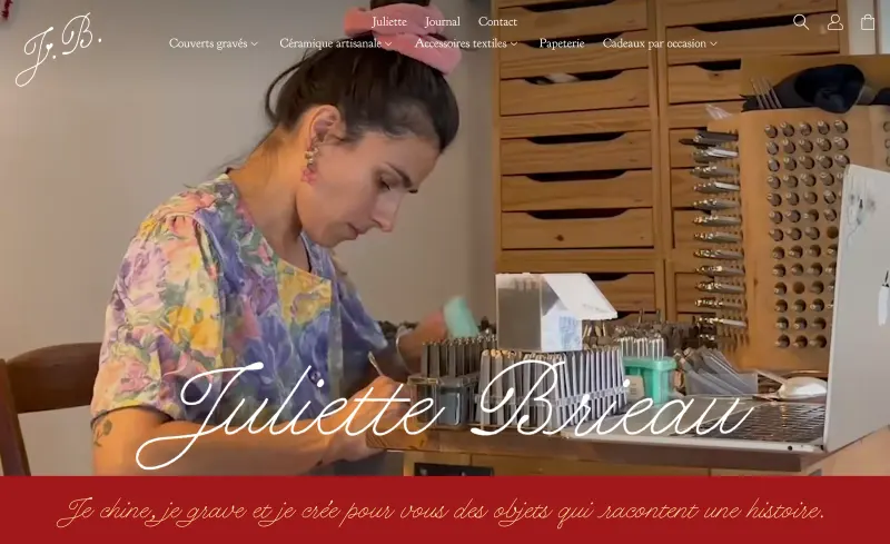Juliette Brieau — The website