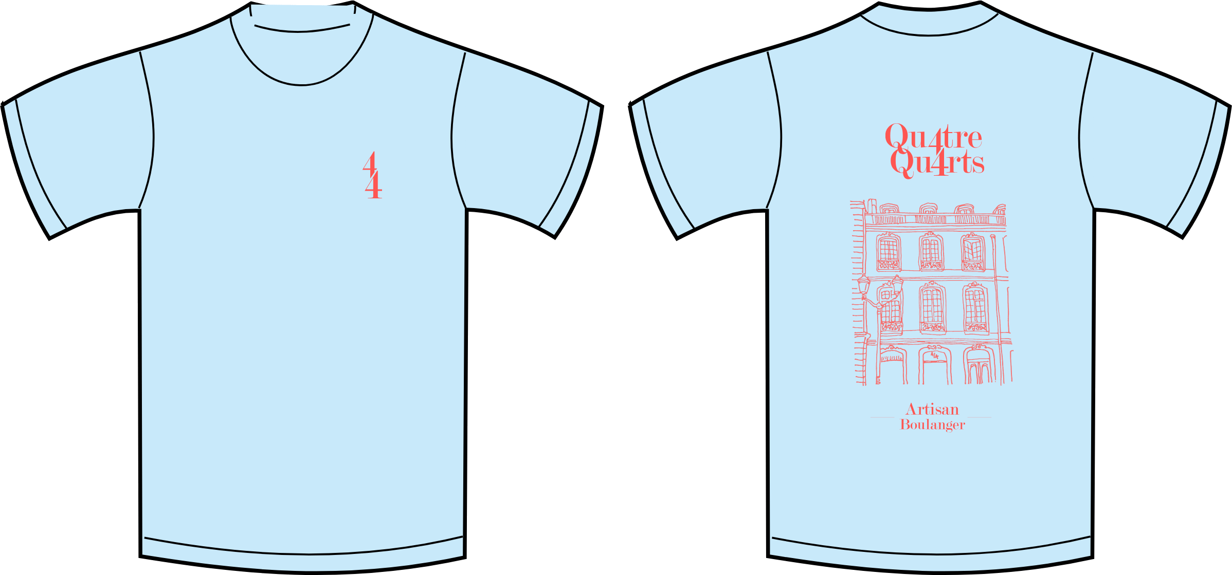 Qu4tre-Qu4rts — Textile