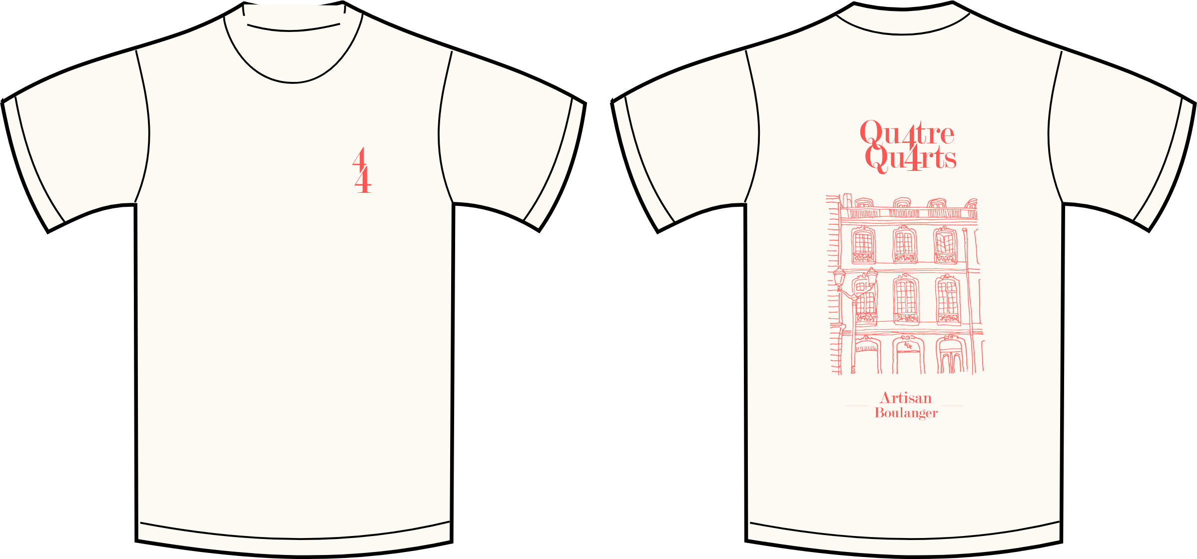 Qu4tre-Qu4rts — Textile